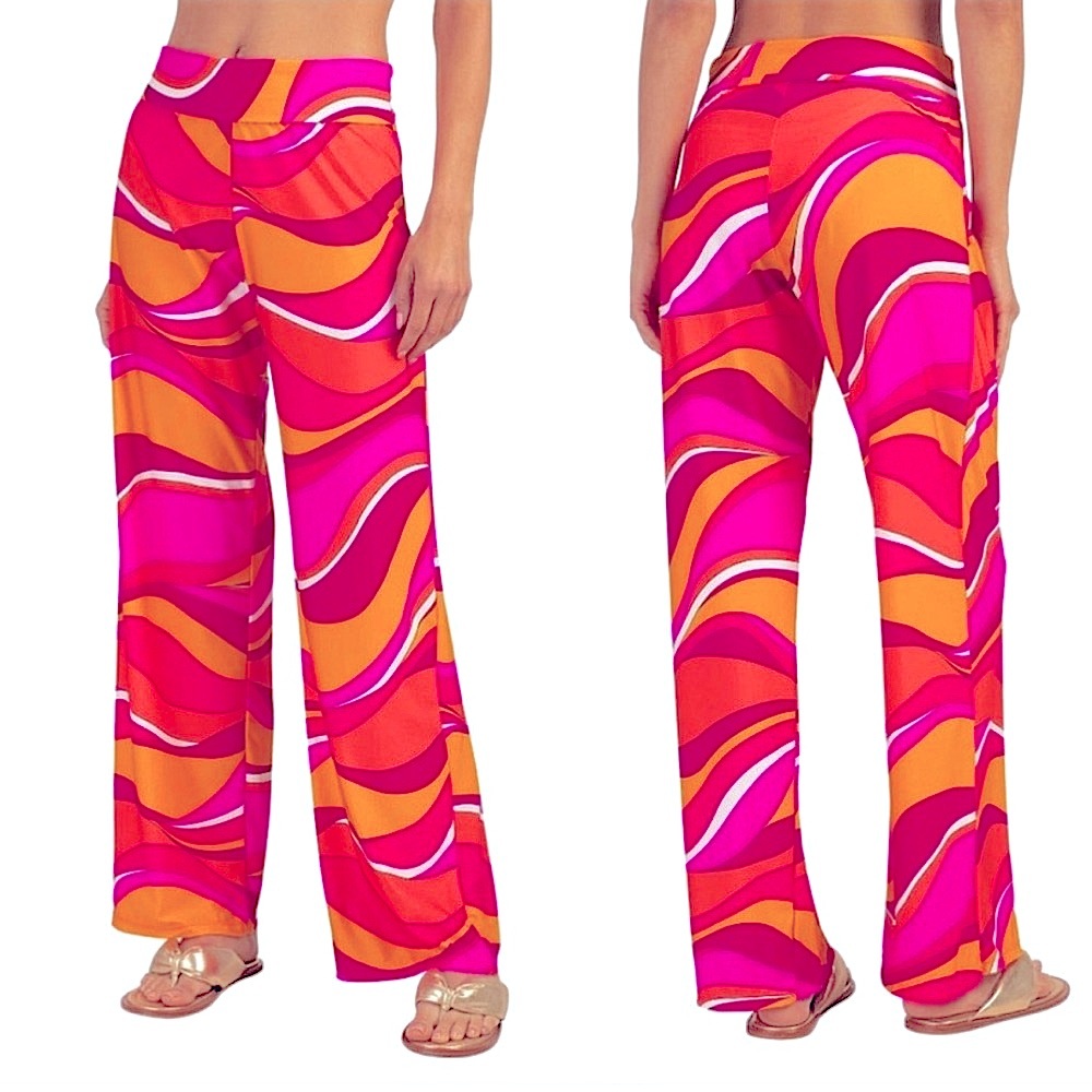 NEW Trina Turk Vivid Vista Swim and Spa Collection beach pants